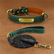 Dog Collar Engraved With Lettering To Prevent Loss Of Neck Collar