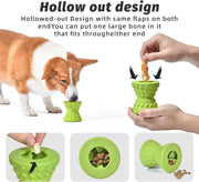 Interactive Treat Dispensing Puppy Toys Dog Bones For Aggressive Chewers Super Dog Toys Tough Chew For Dogs Toy Bone Natural Rubber Leaked Dumbbells