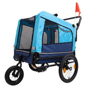 Outdoor Heavy Duty Foldable Utility Pet Stroller Dog Carriers Bicycle Trailer